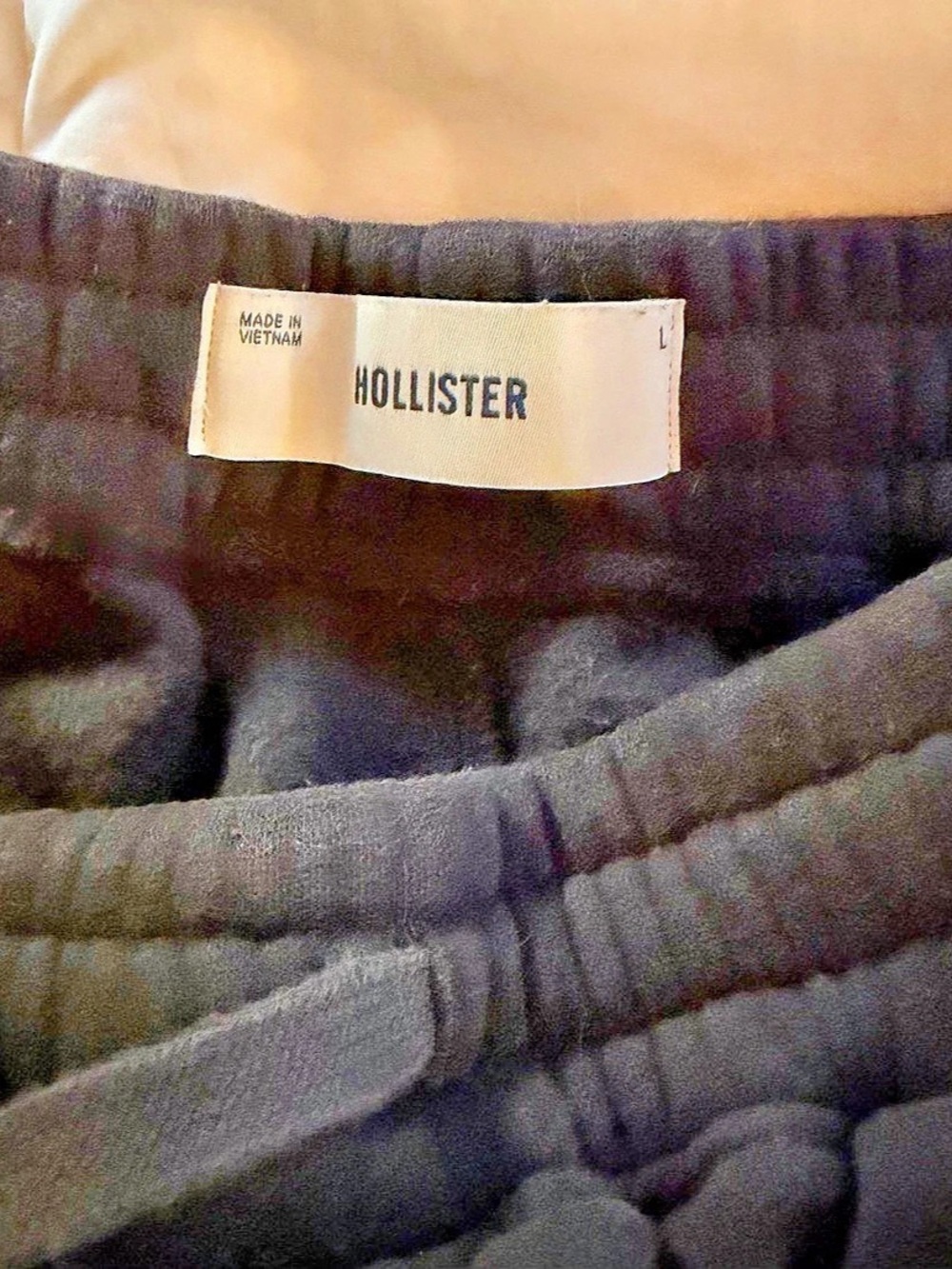 Hollister Shorts NWOT Fleece Sweat Shorts Black Athletic Size Large